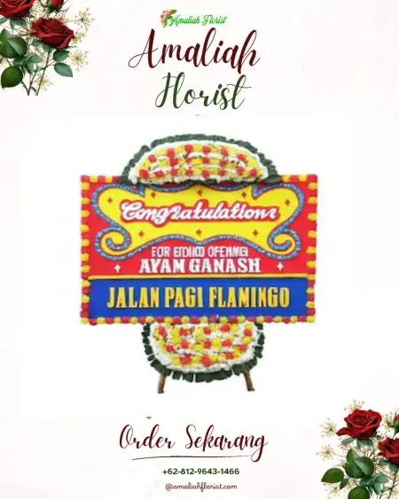 Sewa Papan Bunga Tretep